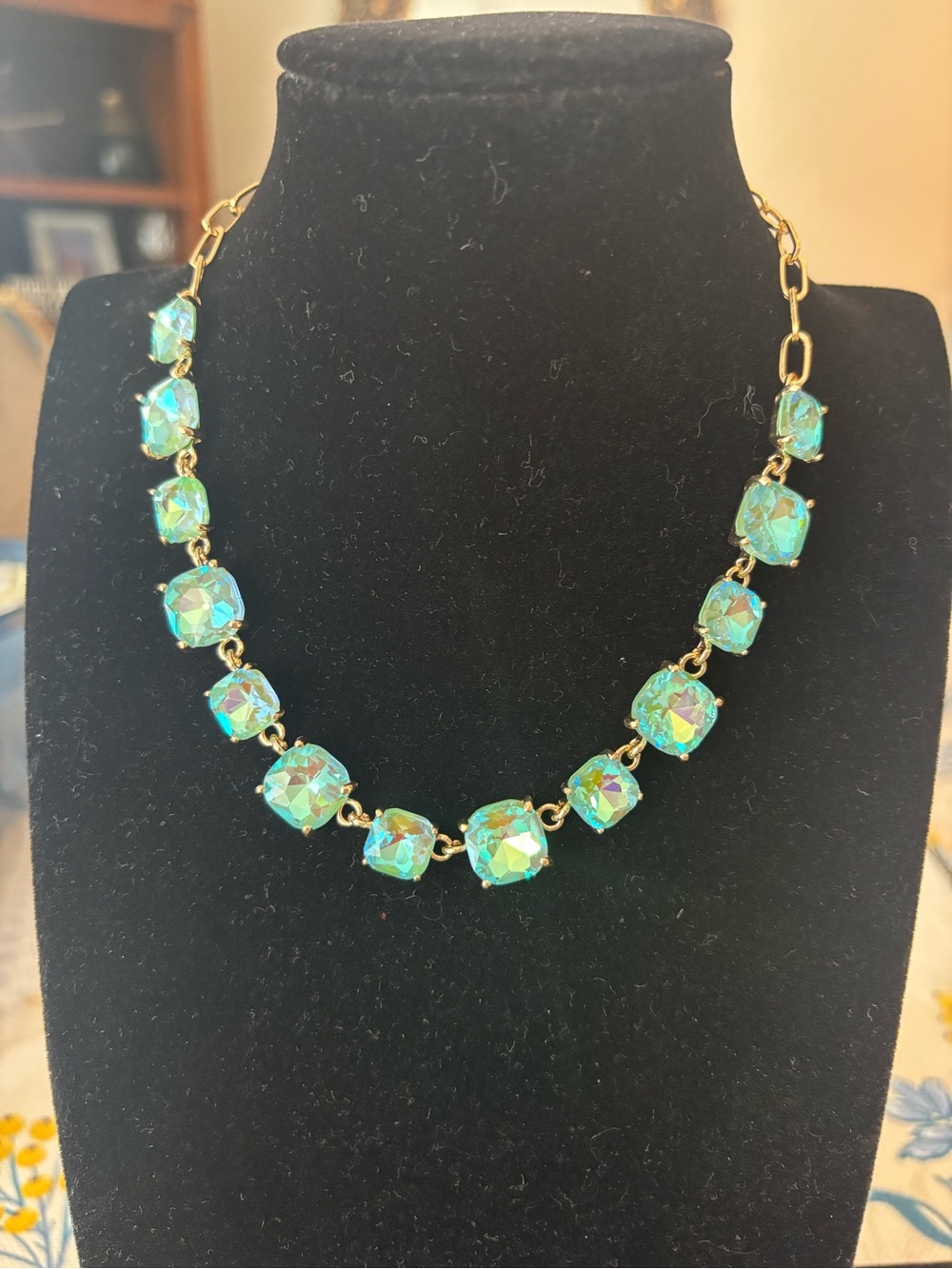Aqua Aurora Crystal Necklace - Women Jewelry